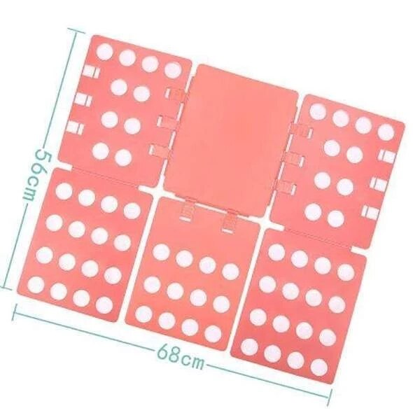Joylive voksen tøy brettebrett for skjorter gensere magisk klesmappe t-skjorter arrangør klesmapper barn: Rosa