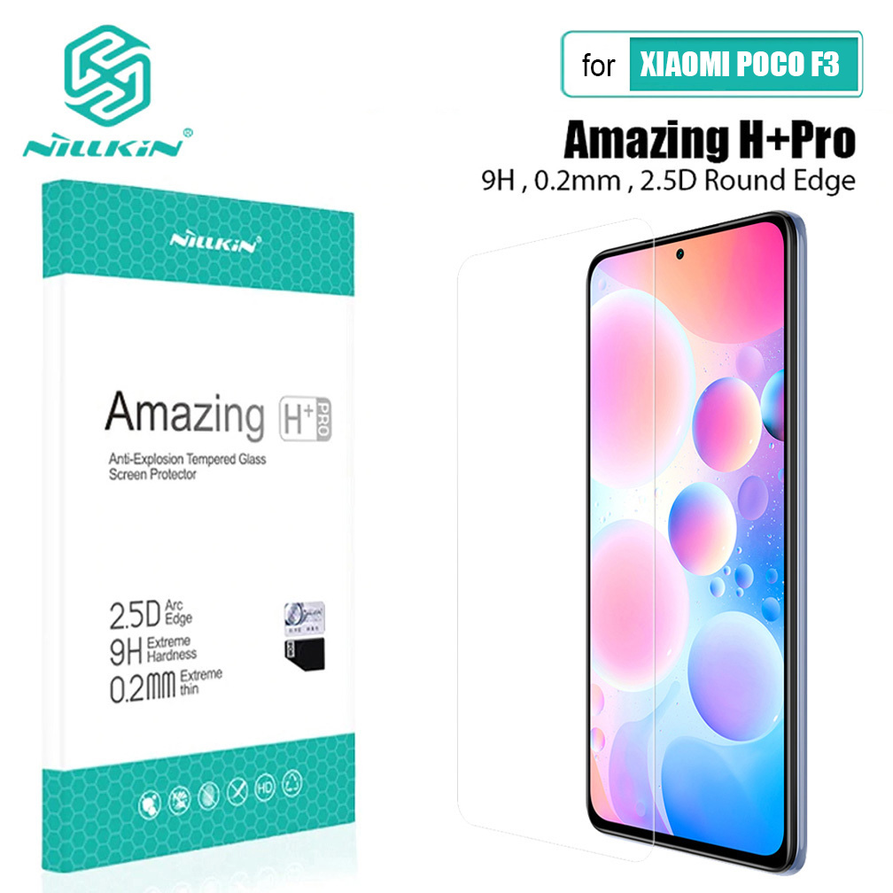 Para Xiaomi POCO F5 F3 F4 X5 X4 X3 Pro 5G vidrio Nillkin 9H +/CP + Pro Protector de pantalla de vidrio templado para Xiaomi Poco F3 película de vidrio