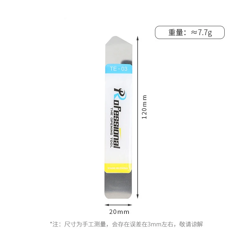 Metall bändverktyg för handöppning flexibel stålkofot för iphone ipad ipod mobiltelefon surfplatta demonteringsverktyg för reparation: Röd, silverton / 37 st