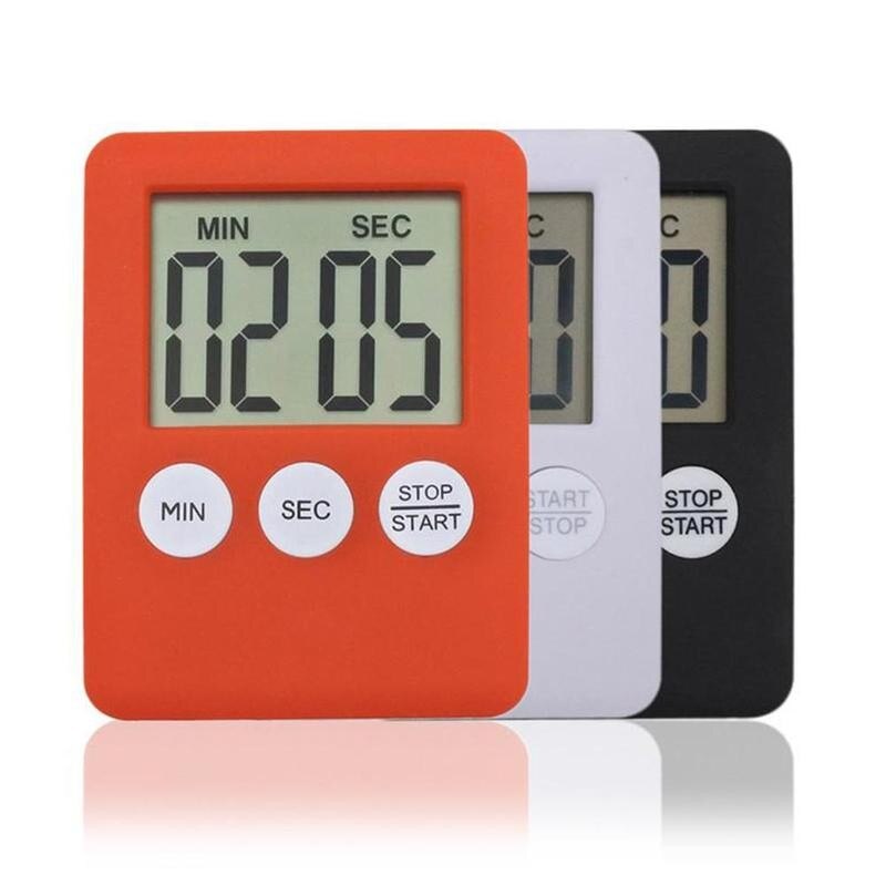 Electronic Cooking Timer Large Digital LCD Kitchen Timer Count-down Up Clock Alarm Magnetic Home Kitchen Tools