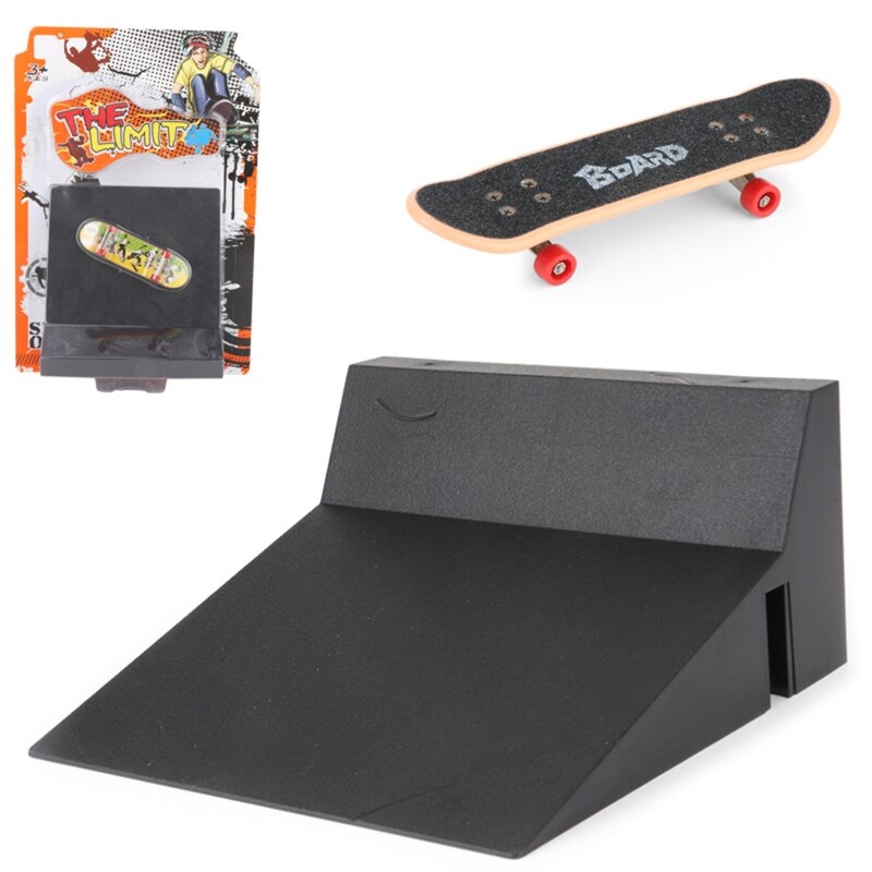 Fingerboard Rail Park Stair Kit Stairs Mini Skateboards for Kids Skateboard Game