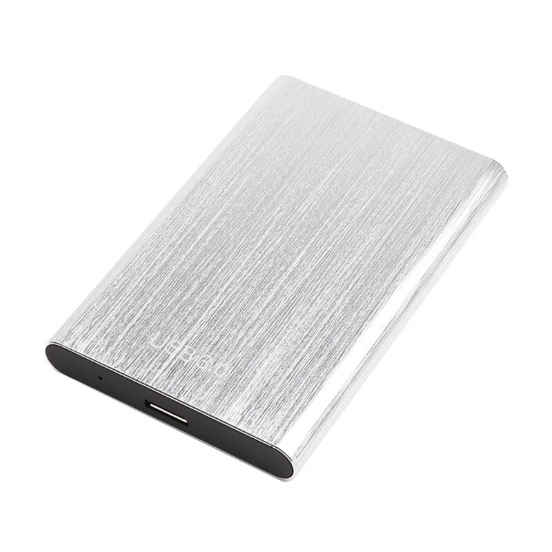 External Hard Disk HDD 2.5-Inch Portable USB3.0 External Mobile Hard Disk Storage For Desktop PC Laptop: 250GB / Silver