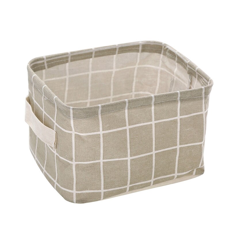 Desktop Opbergdoos Leuke Afdrukken Waterdichte Organizer Katoen Linnen Sundriesopslag Mand Kabinet Organizer Opbergtas
