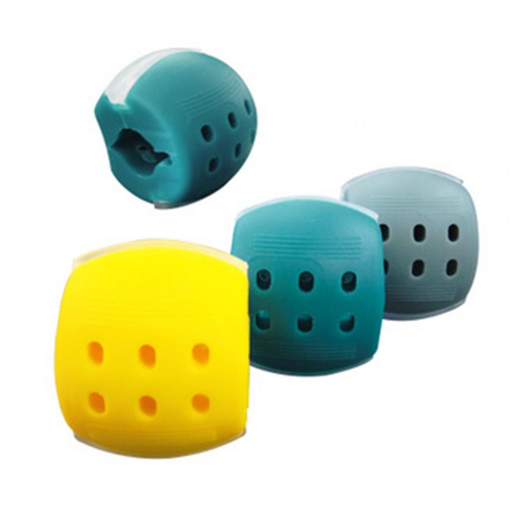 Dispositif d'exercice de mâchoire en silicone de alimentaire, balle d'entraînement musculaire à mâcher faciale