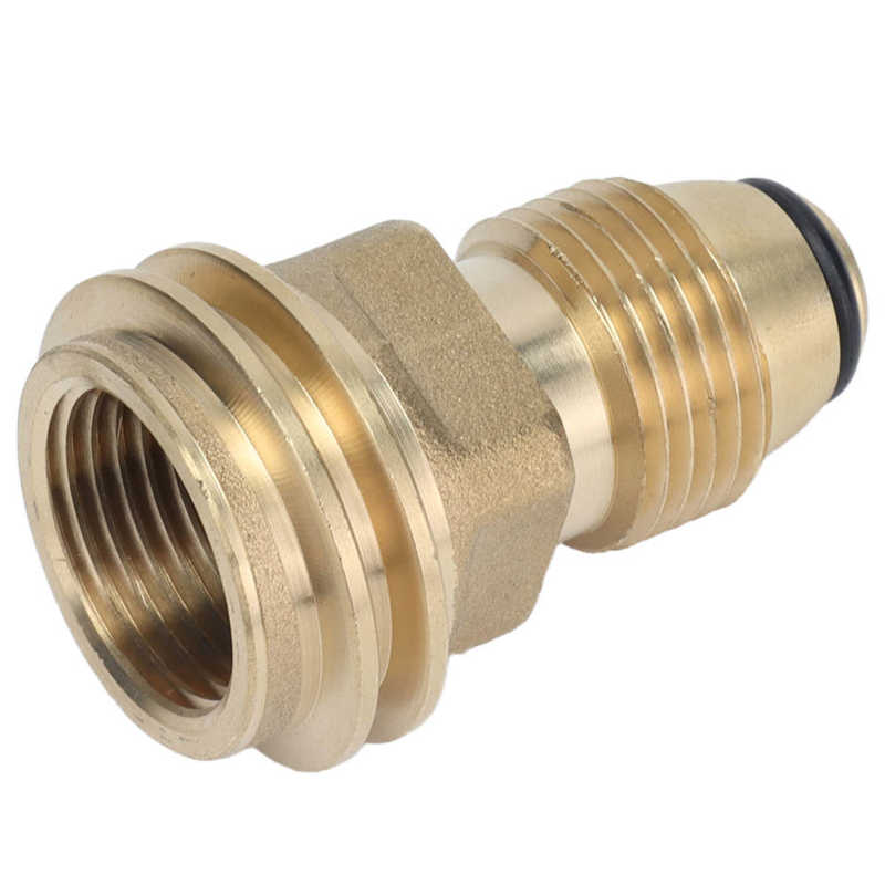 Gas Tank Conversion Connector Portable Simple Installation Gas Cylinder Adapter Airtight Connection for Barbecue