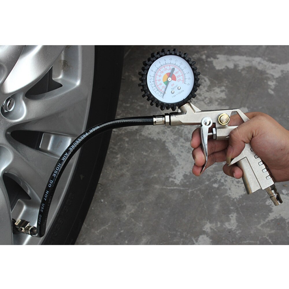 Auto Voertuig Autobanden Manometer Tester Diagnostic Tool 0-220PSI 0-16 Bar Auto Styling