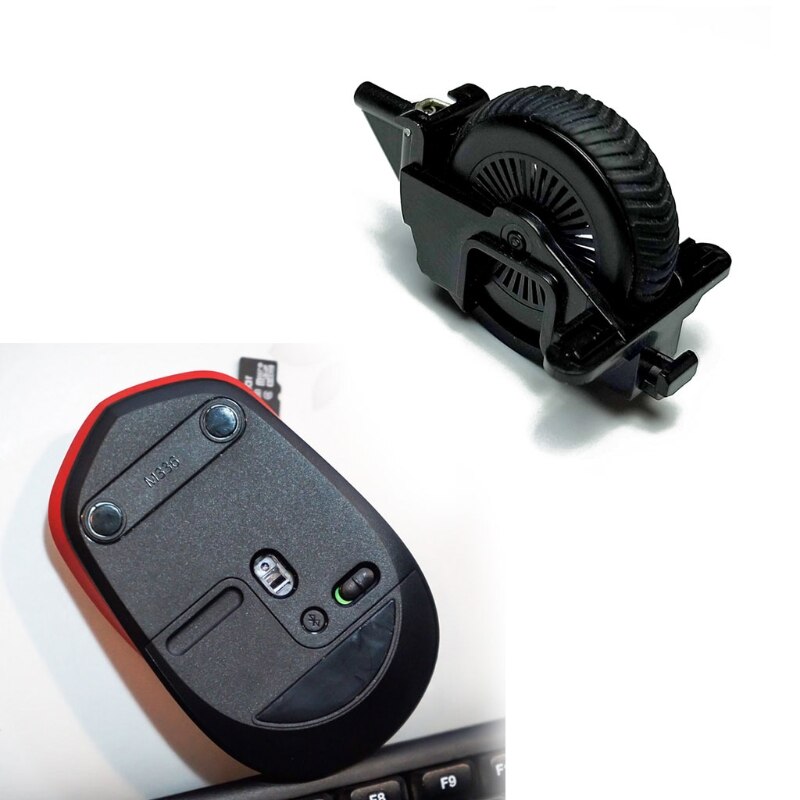 DXAB Replacement Mouse Pulley Scroll Wheel Roller for logitech M336 / M337 Wireless Mouse Repair Parts (Black)