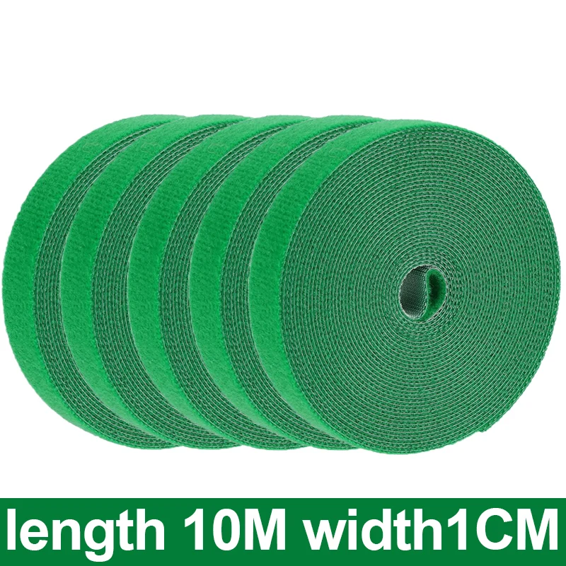 Fascette per piante autoadesive Fascette per piante in nylon regolabili Spago da giardino Fasciatura per piante Gancio Anello Vite Avvolgimento Nastro di supporto Striscia di fissaggio: Oro