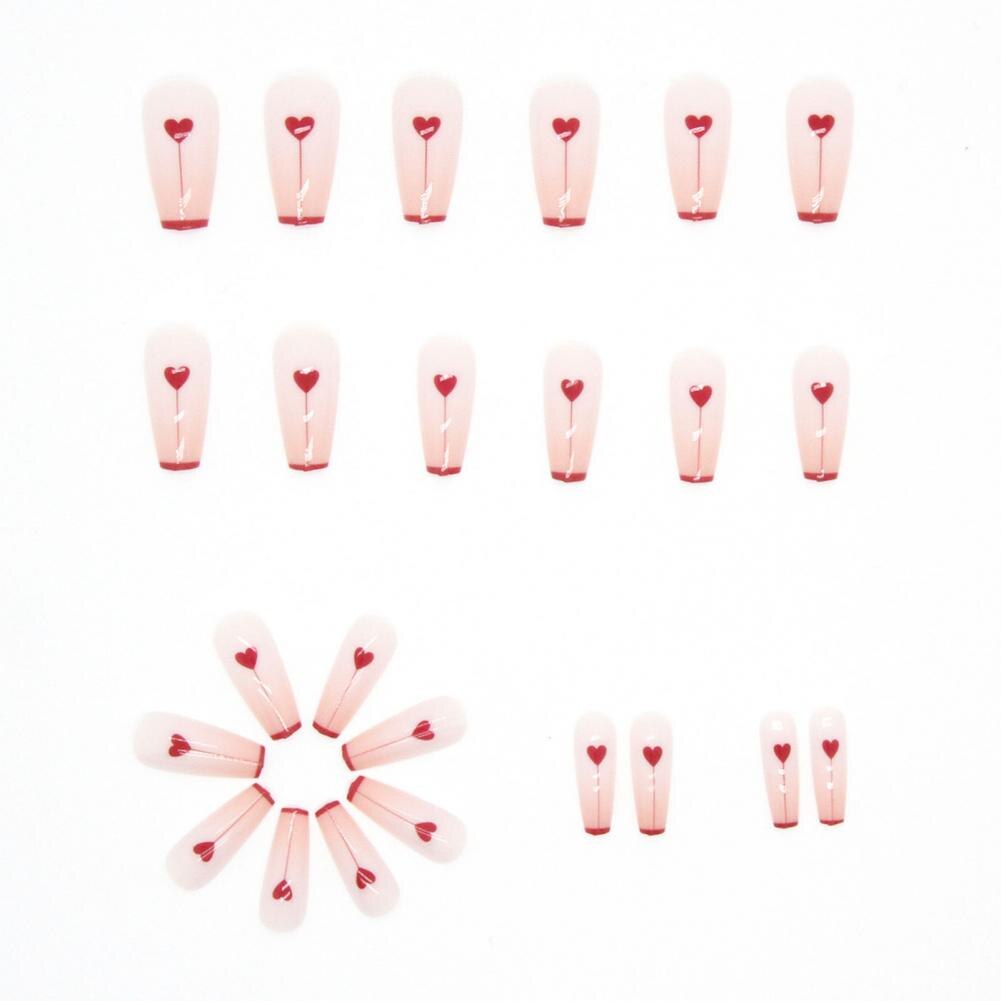 Patch pour ongles en forme de cœur, pour Nail Art, Surface lisse, minimaliste
