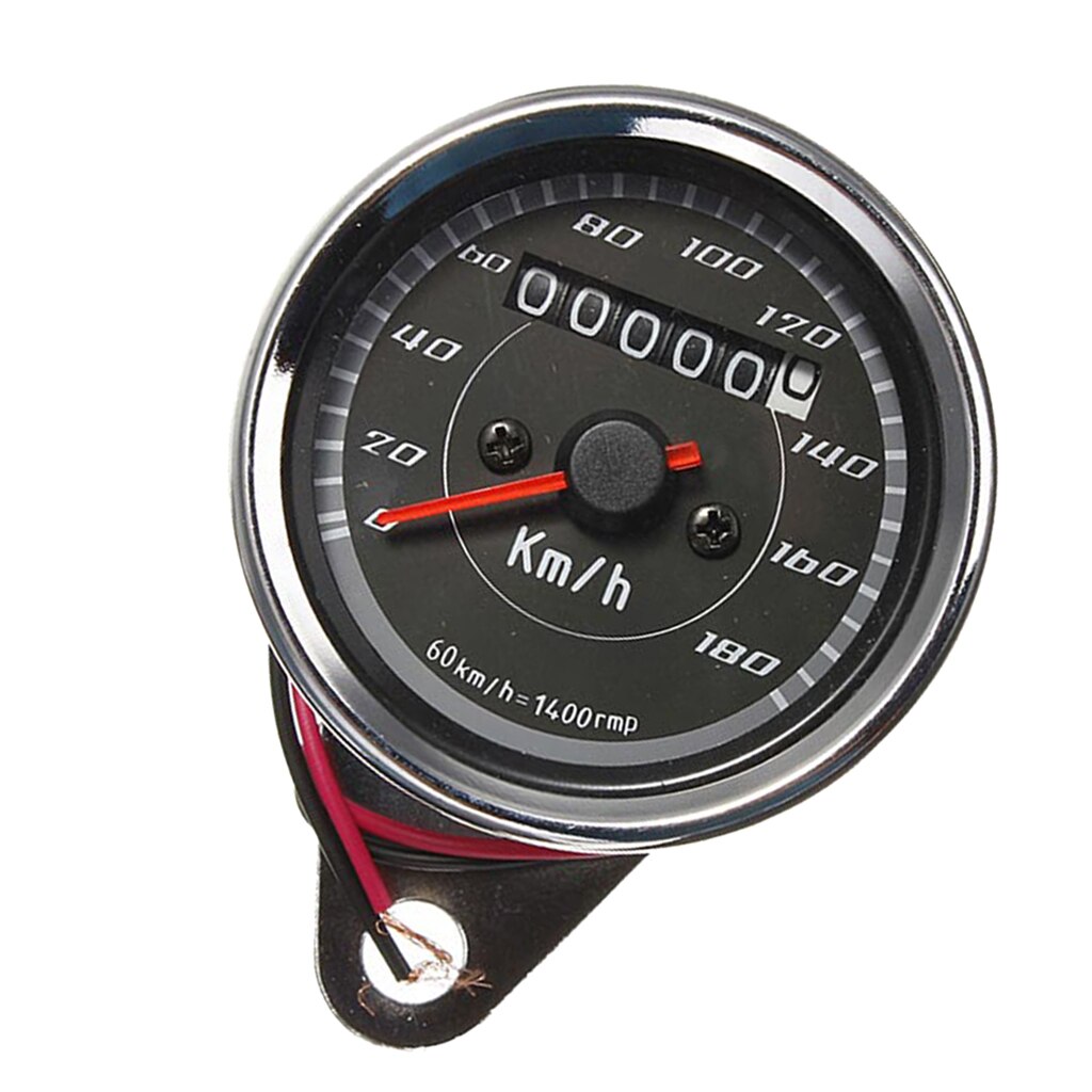 Blue LED Waterproof Odometer Speedometer Motorcycle Multi Function Gauge