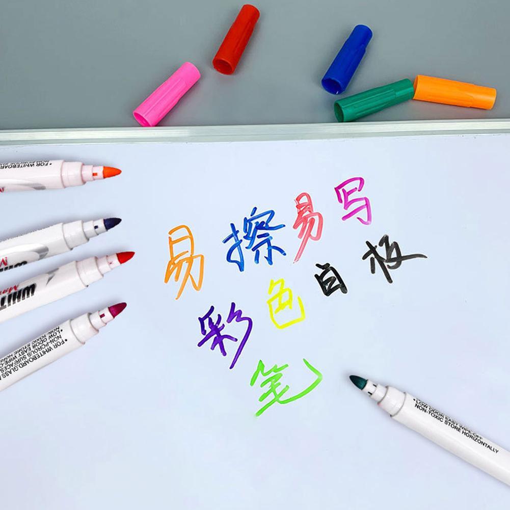 Children's Drawing Pen Painting Pen Magical Water Painting Pen 8pcs School Classroom Whiteboard Pen Dry Erase White Board Marker