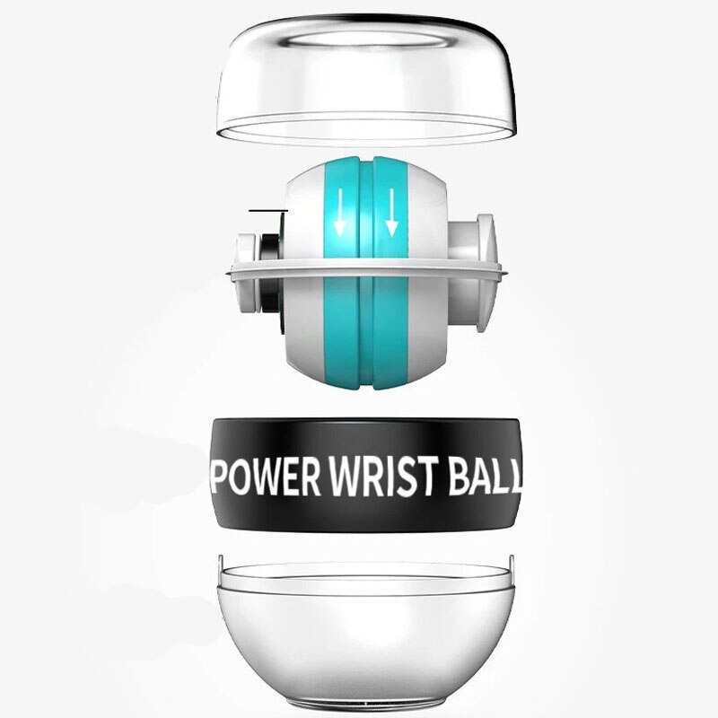 Bola para la muñeca Super giroscopio powerball, brazo giroscópico de arranque automático, entrenador de fuerza muscular, Relax, gimnasio, equipo de Fitness