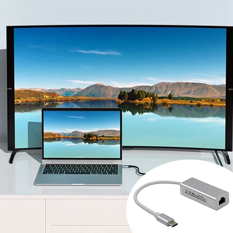 USB C to Ethernet Adapter TYPE-C RTL8156B USB 10/100/1000M/2.5G Ethernet RJ45 LAN Adapter