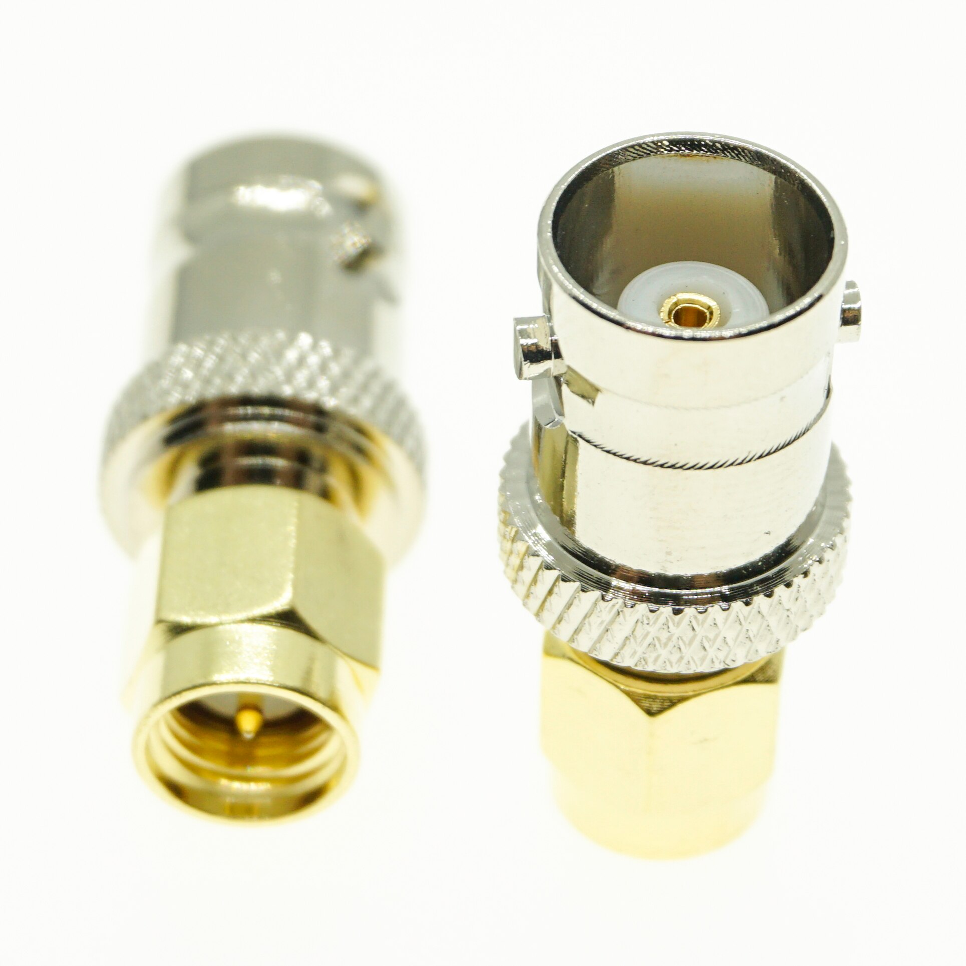 BNC Auf SMA Kabel Stecker Buchse Broschen Q9 Bnc-buchse auf SMA Stecker Vernickelt Durcheinander Gerade Koaxial RF Adapter