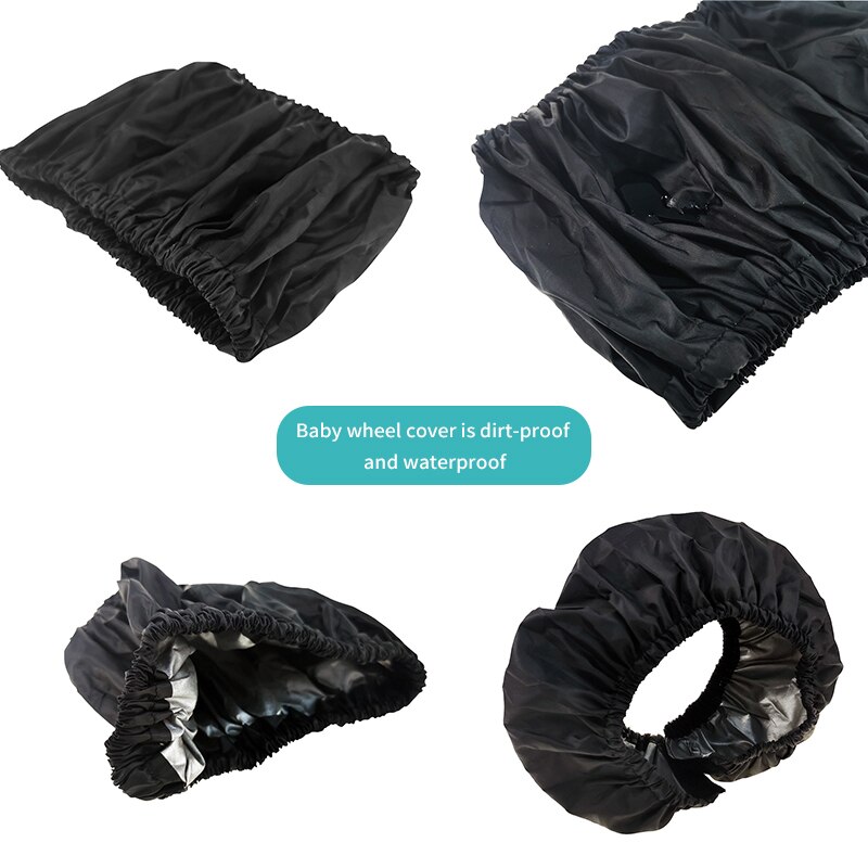 1pc Baby Stroller Wheel Cover Stroller Accessories Pram Buggy Wheel Cover Anti Dust Oxford Cloth Reusable Stroller Wheel Cover