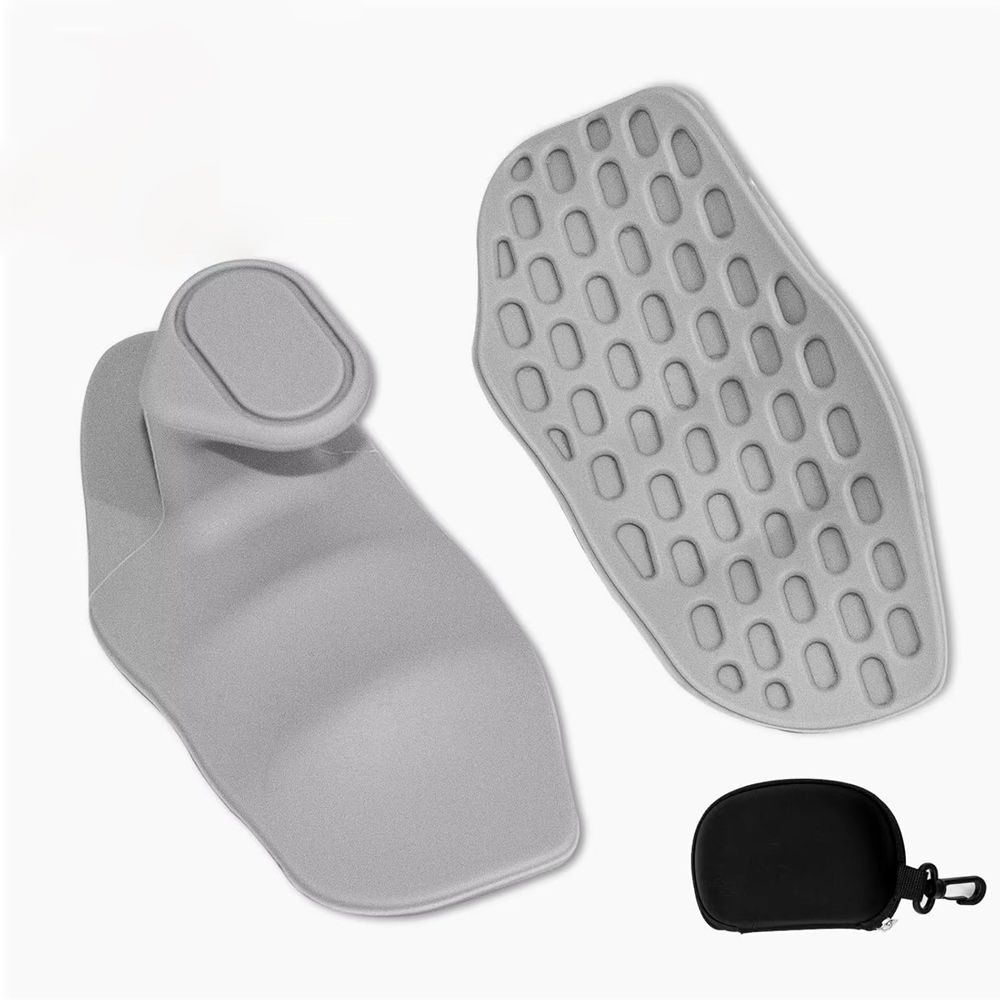 Empuñaduras de gimnasio, agarre antideslizante, guante de levantamiento de pesas, entrenador de dedos portátil, empuñaduras de entrenamiento cómodas para ejercicio de levantamiento de mancuernas: Gris