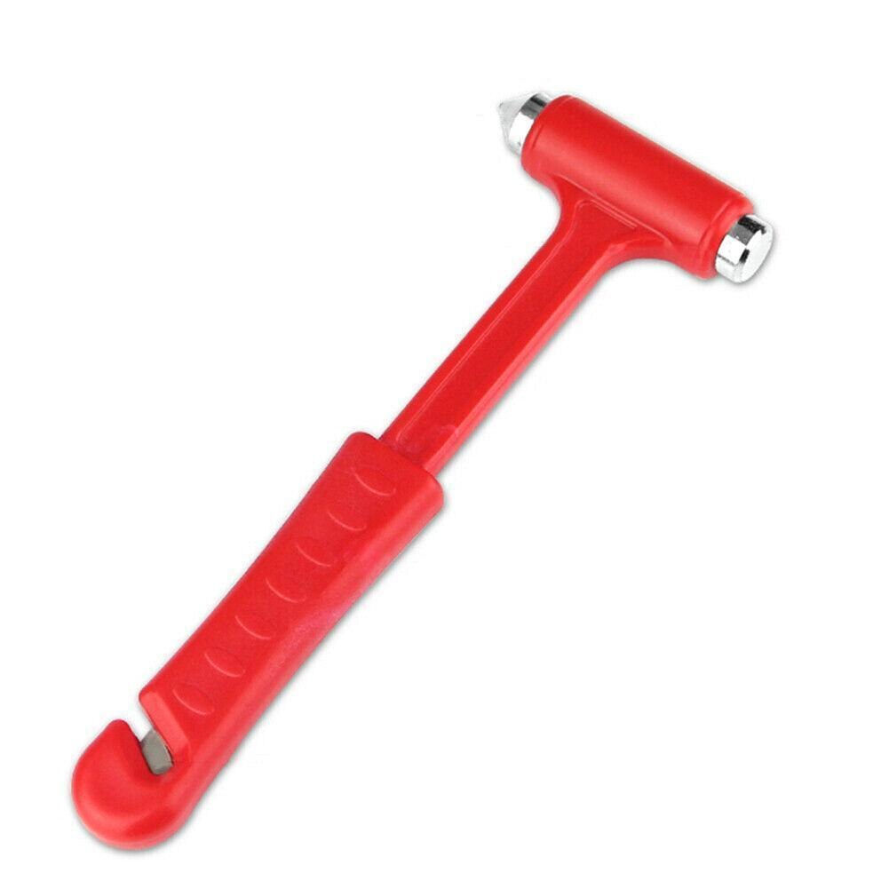 Car Window Safety Hammer Car Escape Hammer Car Fire Hammer Long Hammer Multi-function Rescue High Emergency Handle E6C0