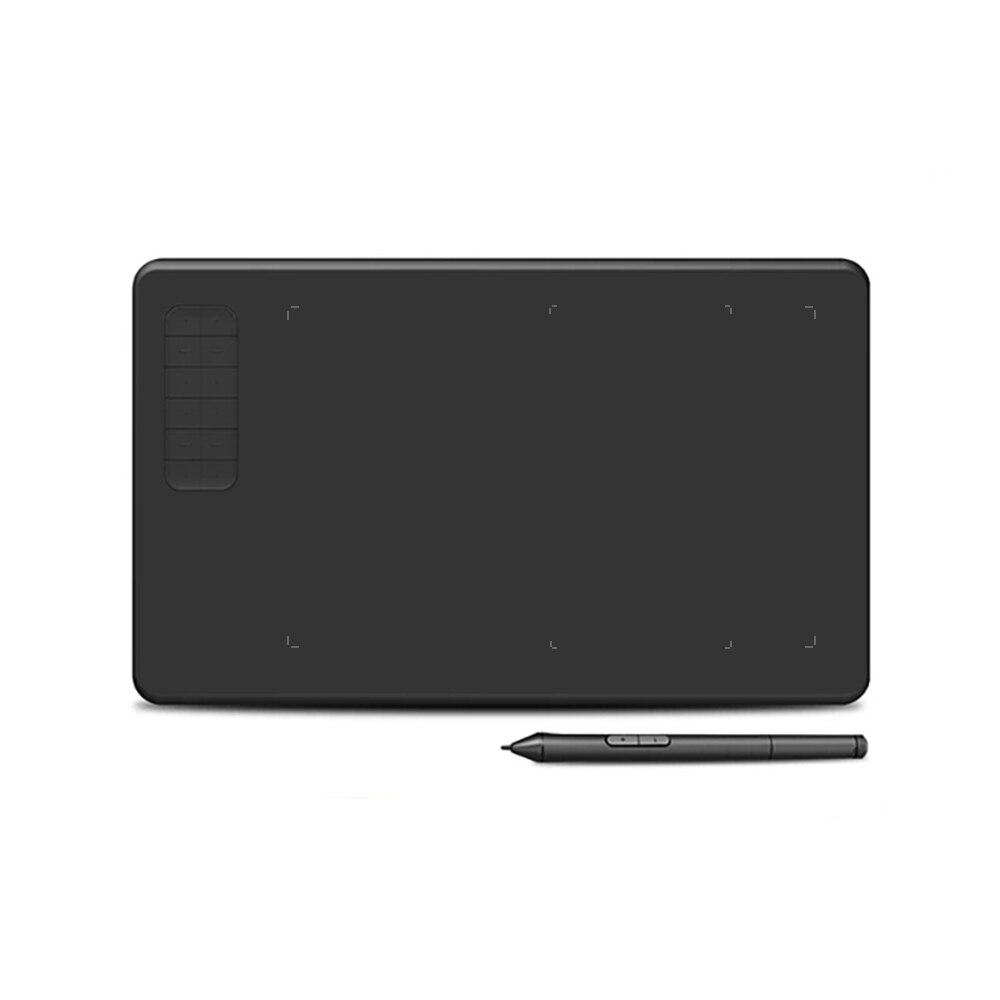 10moons G12 9.4*6 Pulgadas Digital Tableta de Dibujo con 8192 Niveles de Presión y Lápiz Pasivo 12 Teclas Expresas Tableta Soporte para Teléfono Android