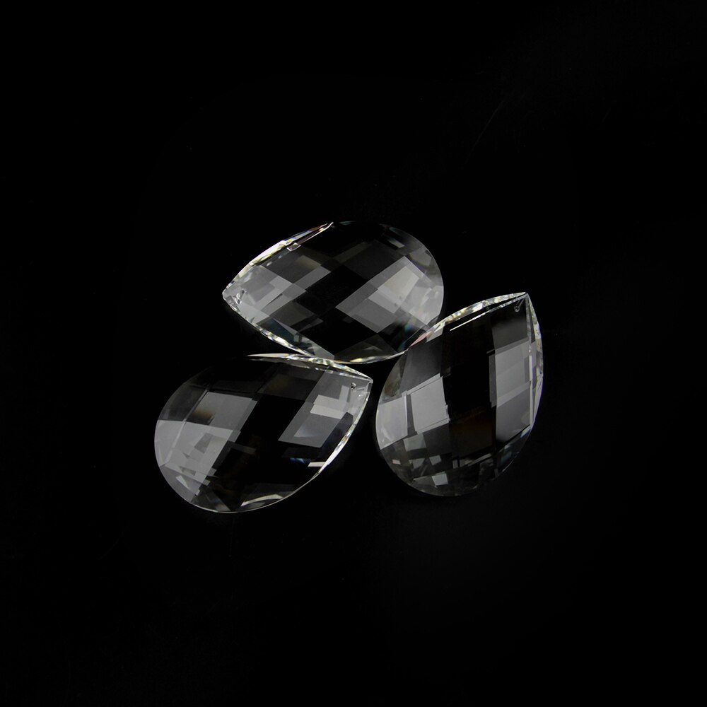 20 stuks 38mm Kroonluchter Kristal Prisma Hangers Glas Opknoping Verlichting Decoratie DIY Strengen Opknoping Druppels Voor Verkoop