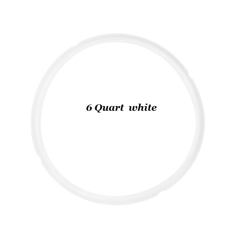Silicone Sealing Ring 6/8 Quart For Instant Pot Electric Pressure Cooker A6HB: white