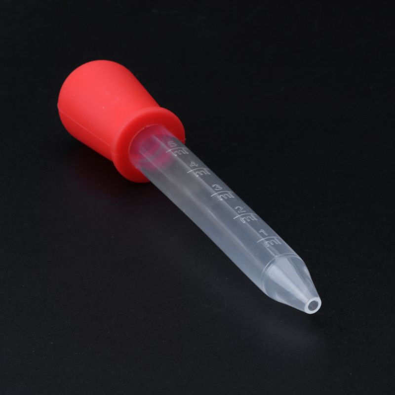 5ml Silicone Pipette Liquid Food Dropper Plastic Baby Feeding Medicine Dropper Spoon Burette Infant Utensils