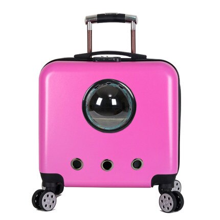 zwierzę domowe wózek Kot na wolnym powietrzu przenośny transport walizka kapsułka zwierzę domowe uniwersalny koło oddychający o dużej pojemności przewoźnik dla kota