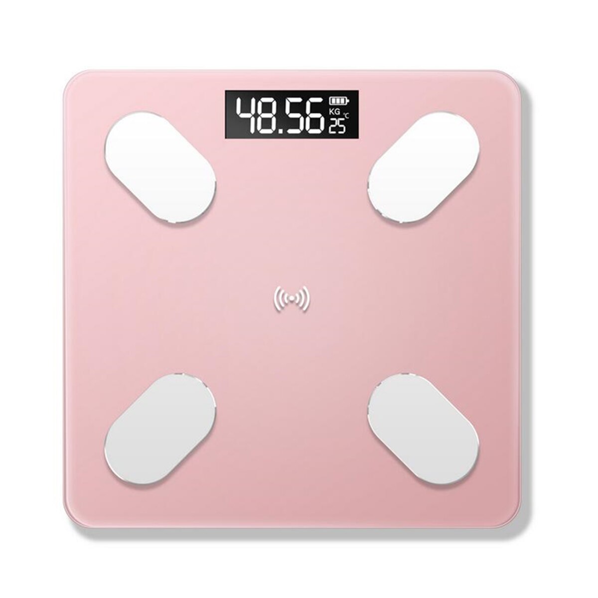 Báscula de salud con Bluetooth y APP, balanza de peso humano inteligente, Analizador de composición corporal, LED, Digital, carga USB, soporte de Android IOS