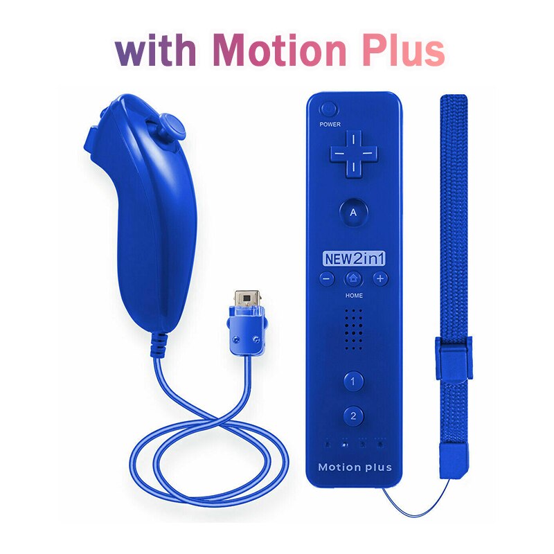 Mando Nunchuk inalámbrico para Nintendo Wii, mando a distancia, Joystick con movimiento integrado, izquierdo y derecho