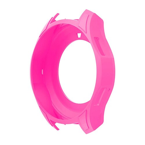 Funda de reloj de silicona para Samsung Gear S3 Frontier, funda para Galaxy Watch de 46mm, carcasa para smart watch, funda protectora colorida S 3 46 MM: Pink