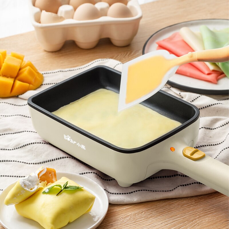 220V 700W Electric Frying Pan Non-stick Household Mini Portable Electric Breakfast Making Machine Multi Cooker