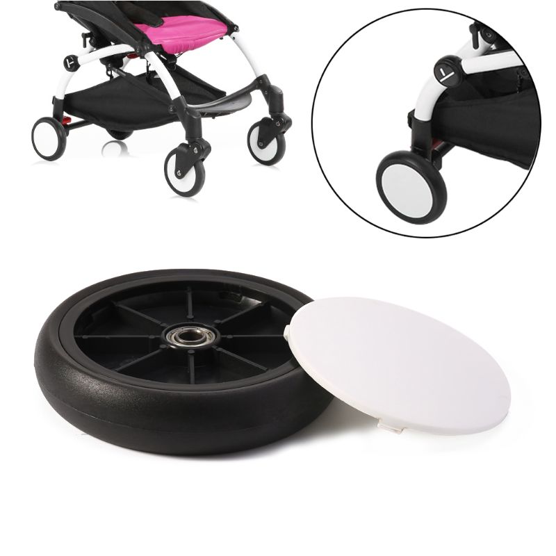 Baby Strollers Front/Rear Wheels Pushchair Back Rubber Wheel Kids Yoya Pram Stroller Accessories For with tools Stroller Wheel