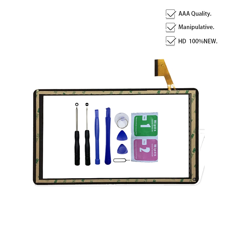 100% Original nouvel écran tactile pour 10.1 "LOGICOM LA TAB 105 tablette écran tactile panneau numériseur verre capteur remplacement