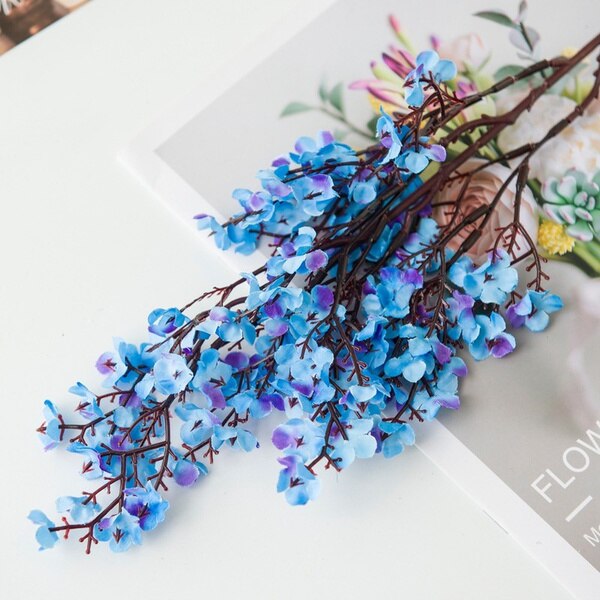 Kunstmatige Bloemen Tak Cherry Nep Planten Boeket Woonkamer Vaas Voor Thuis Bruiloft Decoratie Herfst