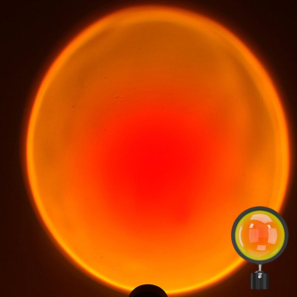 Led Dusk Lamp Projector Zonsondergang Lamp Verstelbare 360 Graden Romantische Visuele Sfeerverlichting Lamp Voor Woonkamer Slaapkamer