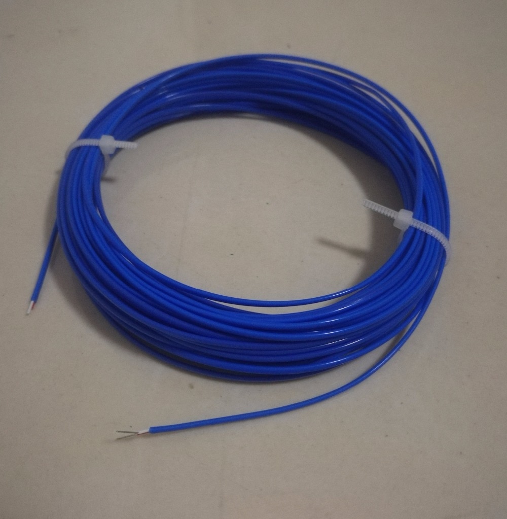 K type 2*0.3mm ptfe temperatur termoelement målt presis ledning