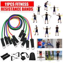 11 Stks/set Oefening Elastische Pull String Latex Weerstand Band Sport Sterkte Pull Up Assist Band Workout Fitness Apparatuur