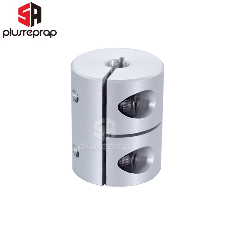 Acoplamento rígido d20 l25 5x8x25mm do servo motor da braçadeira do acoplador do eixo das peças da impressora 3d para o parafuso de ligação cr10 Ender-3 t8
