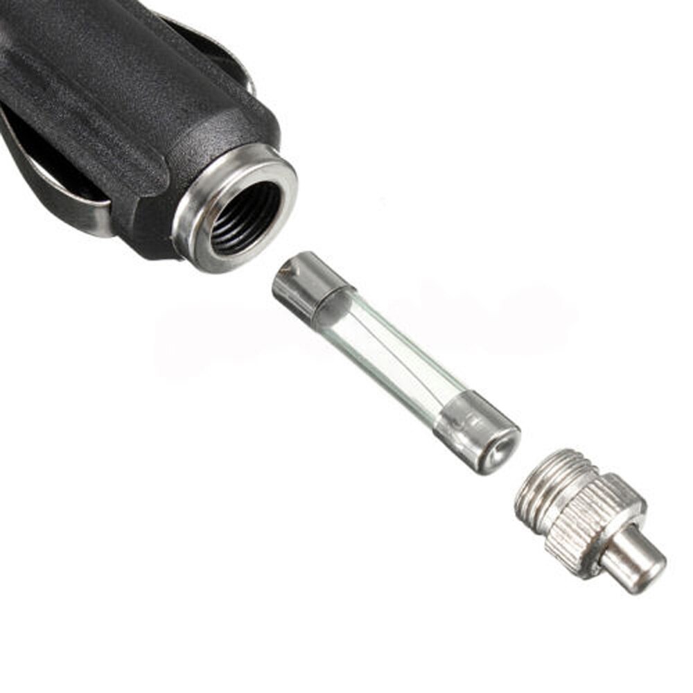 Mannelijke Sigarettenaansteker Auto Stekkers Switching 12V Connector Outlet Zwart Met Indicator Lamp