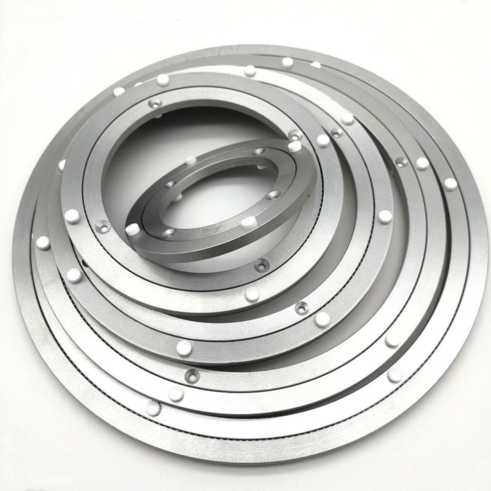 12-39cm Roterende Leje Lazy Susan Base - Kraftig Aluminiumlegering til Køkken og Spiseborde