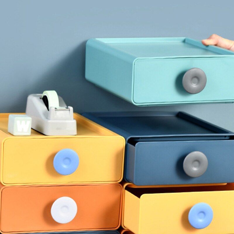 Japanese Style Drawer Storage Box Stackable Desktop Organizer Stationery Pen Jewelry Sundries Container