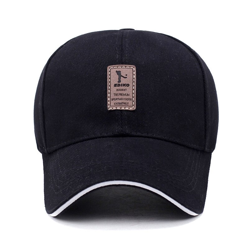 Men's Adjustable Baseball Cap Casual Leisure Hats Snapback Hat Caps Breathable Sun Hat Golf Tennis Running Sportswear