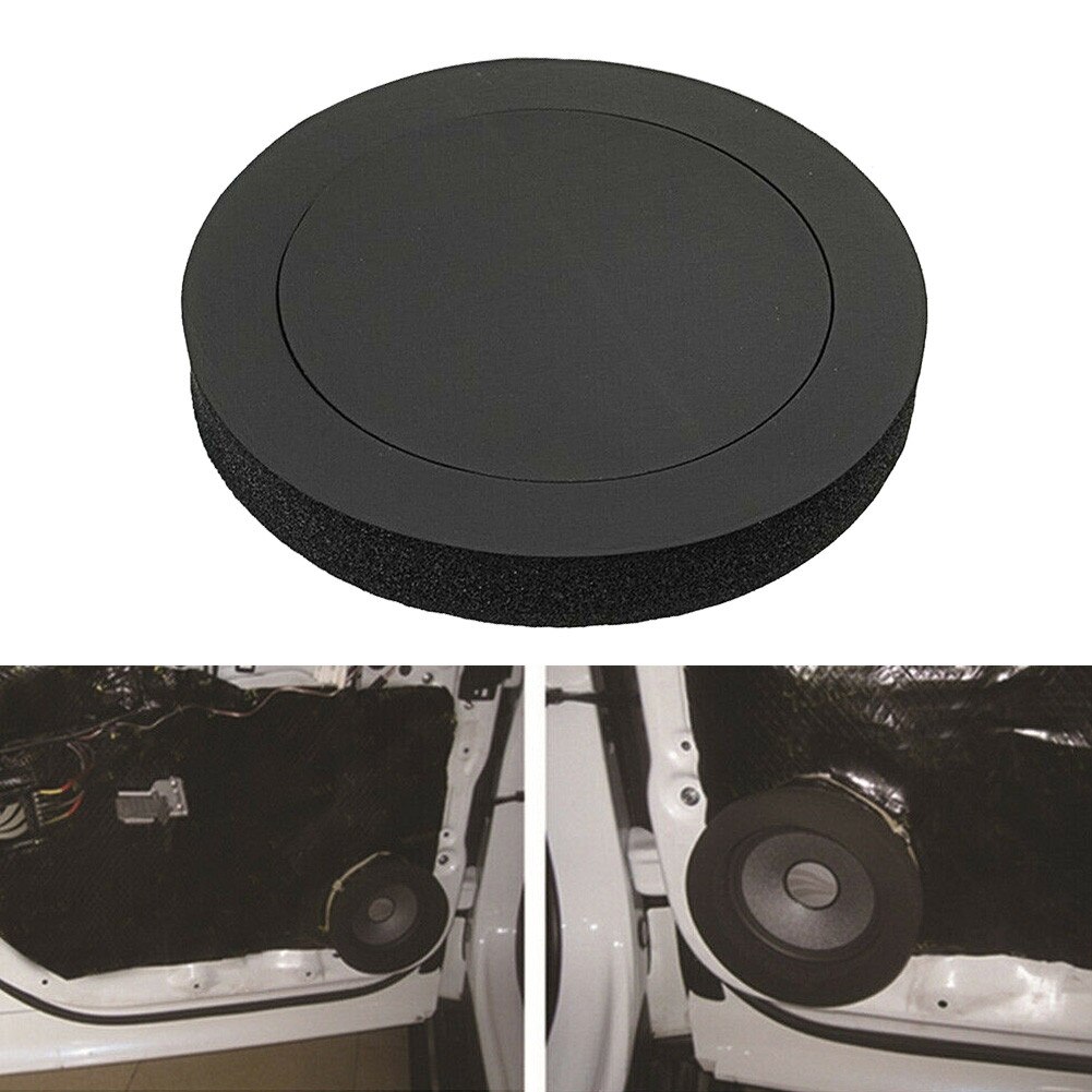 Anneau d'isolation phonique pour haut-parleur de voiture, 1 pièce, coussinet en coton de 6.5 pouces, accessoires d'isolation phonique, Audio automobile, garniture de porte, basse auto-adhésive