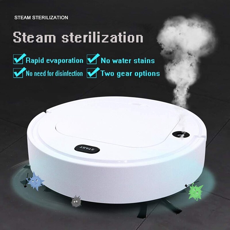 EAS-4-In-1 Rechargeable Automatic Smart Robot, Vacuum Cleaner Sweeper Mop Humidifier, Extremely Low Noise, and Strong Suction