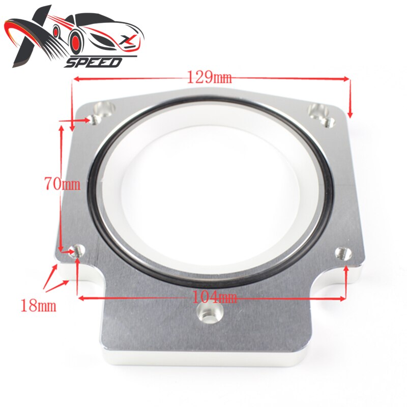 For LS 102mm Throttle Body Spacer V8 Aluminum Adapter Intake Manifold XXTBGM102SP