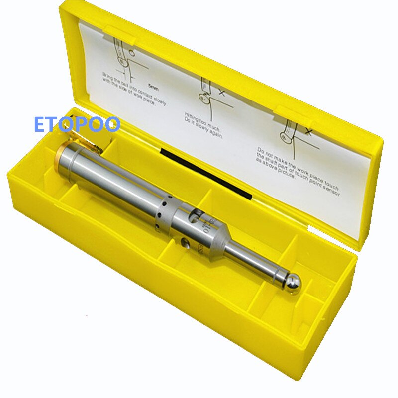 Precision Optical Edge Finder Gauge photoelectric alarms sound CNC Milling Machine Tool Touch Point Sensor With LED And Beep