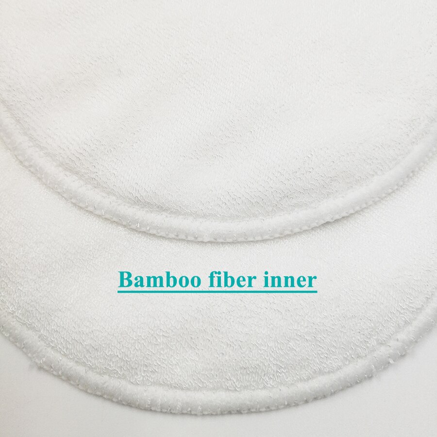 [Usurpon] 10 Pcs Gedrukt Pul Stof Wasbare Nursing Zoogcompressen Voor Mama Biologische Bamboe Absorberende Mama Verpleging Pads