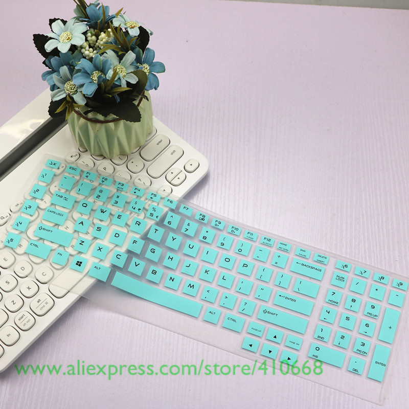 Silicone Keyboard Cover Skin Protector For Dell Alienware AREA-51M AREA-51 17 R3 M17 M15 17r5 15r4 r3 17.3 15.6 inch Laptop