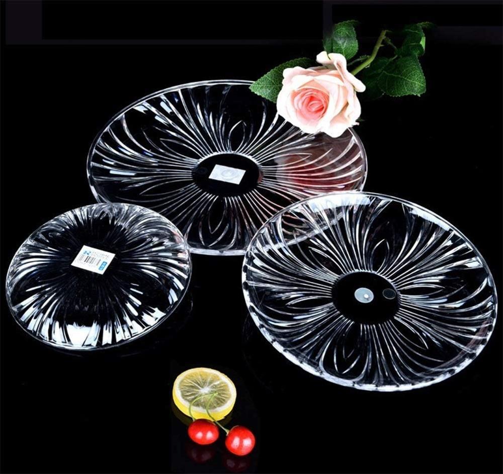 3-- etterslep plast kakestativ klar akryl lagdelt serveringsstativ rund cupcakeholder dessert utstillingstårn fruktfat