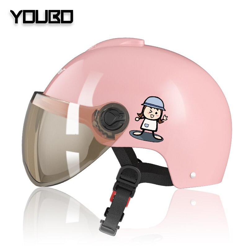 Children&#39;s Electric Motorcycle Helmet Men Women Children Summer Seasons Sunscreen General Full Face Helmet: 13