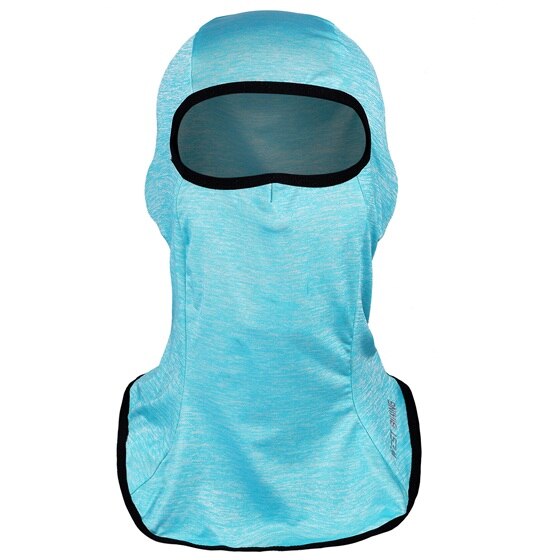 WEST BIKING-mascarilla facial para ciclismo, máscara de seda helada, a prueba de viento, para patinaje, pesca, para otoño: Blue